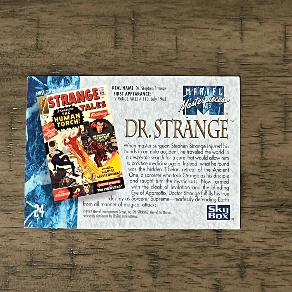 Doctor Strange 1992 Skybox Marvel Masterpieces #24